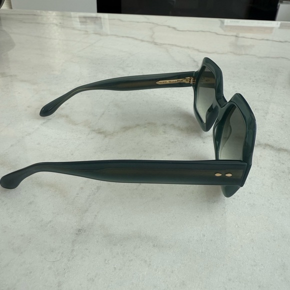 Isabel Marant Green Geometric Sunglasses - Picture 2 of 6